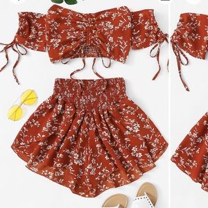 Floral two piece set